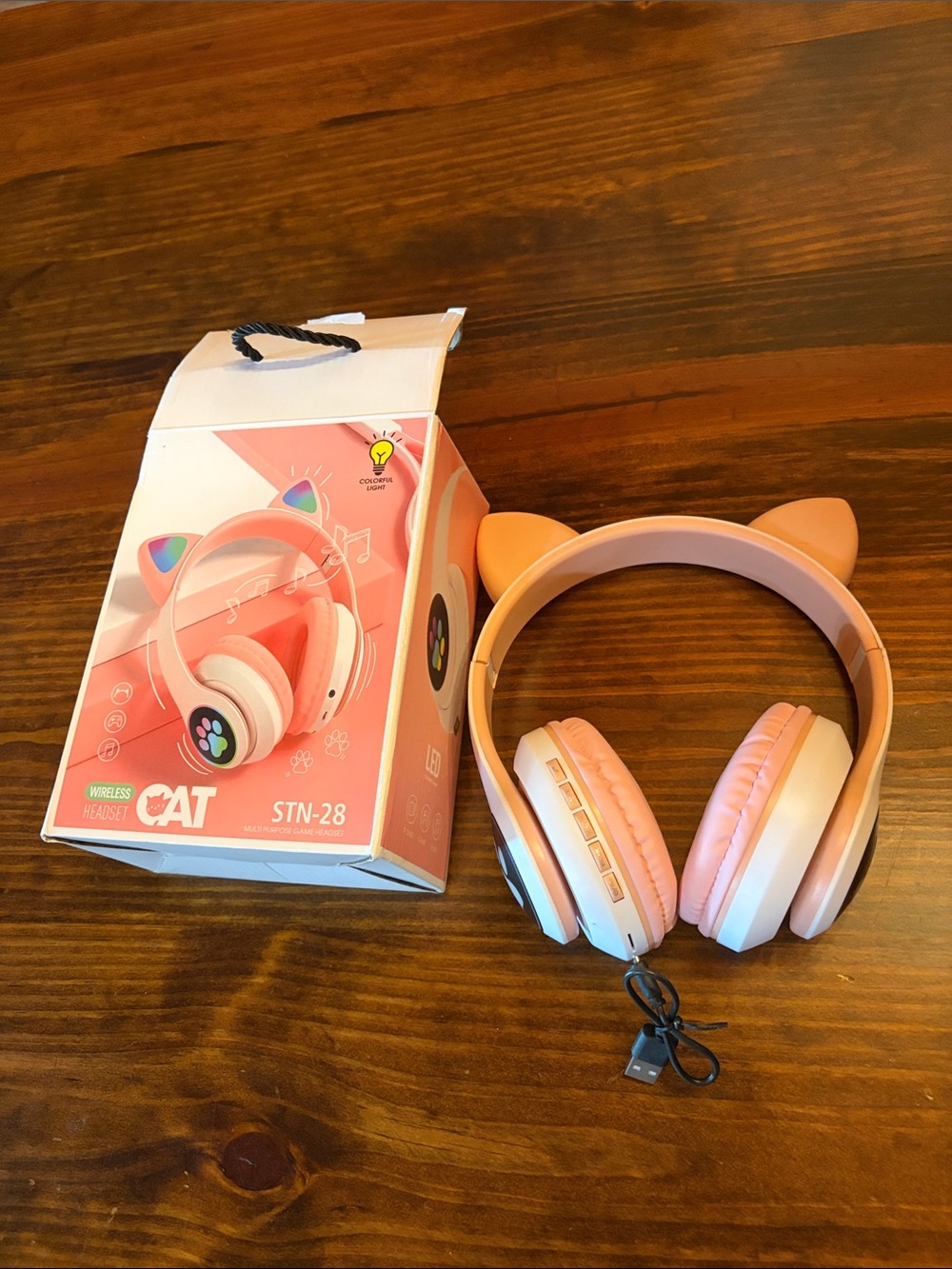 Wireless Bluetooth Cute Cat Ear Headphones